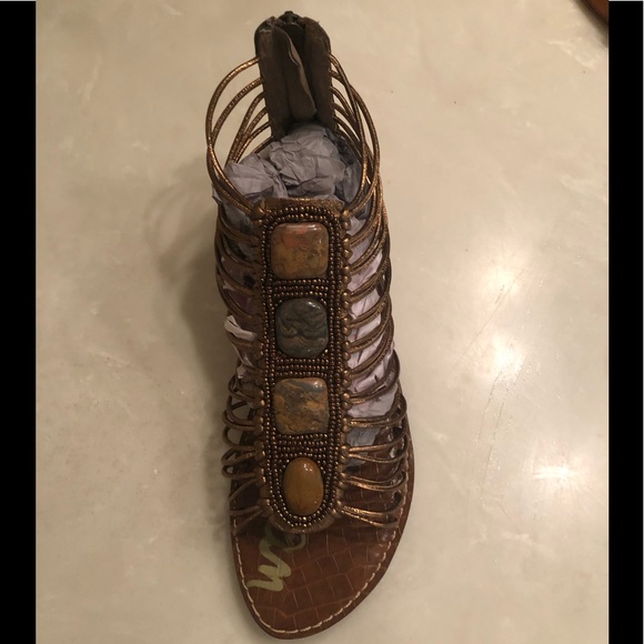 Sam Edelman Sandals with Stones and Beading - Picture 3 of 11